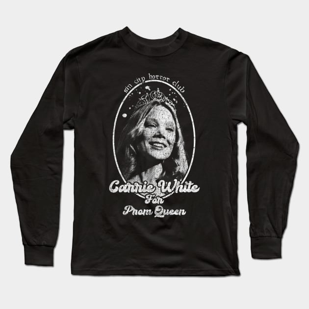 SCHC - Carrie White for Prom Queen Long Sleeve T-Shirt by GhostChaser Productions